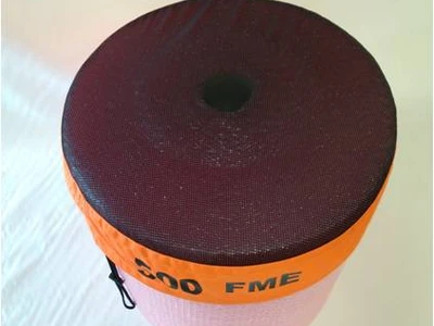 Návlek textilní oranžový se síťovaným dnem 1