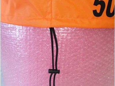 Návlek textilní oranžový se síťovaným dnem 2